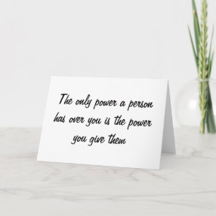 Tarjeta Cita de energía