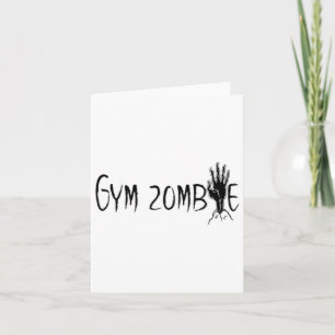 Tarjeta Cita de entrenamiento divertida de Halloween para