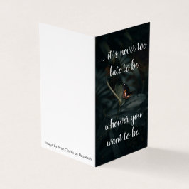 Tarjeta Cita de esperanza de F. Scott Fitzgerald