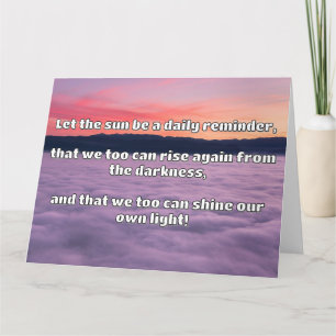 Tarjeta Cita de estímulo positiva de Empath Shine