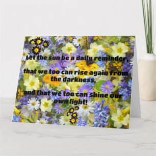 Tarjeta Cita de estímulo positiva de Empath Shine