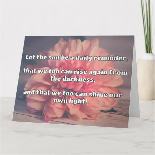 Tarjeta Cita de estímulo positiva de Empath Shine