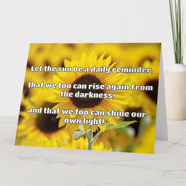 Tarjeta Cita de estímulo positiva de Empath Shine (Anverso)