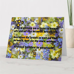 Tarjeta Cita de estímulo positivo de Empath Belig