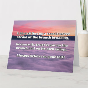 Tarjeta Cita de estímulo positivo de Empath Belig