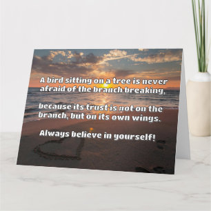 Tarjeta Cita de estímulo positivo de Empath Belig