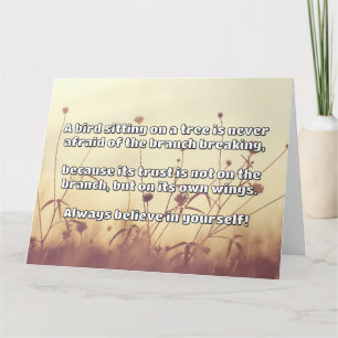 Tarjeta Cita de estímulo positivo de Empath Belig