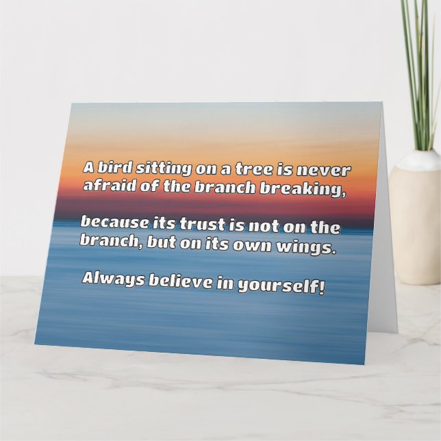 Tarjeta Cita de estímulo positivo de Empath Belig (Anverso)