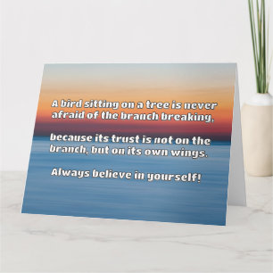 Tarjeta Cita de estímulo positivo de Empath Belig