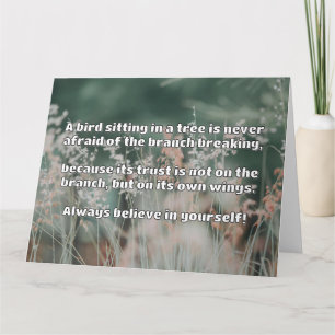 Tarjeta Cita de estímulo positivo de Empath Belig