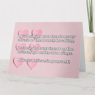 Tarjeta Cita de estímulo positivo de Empath Belig