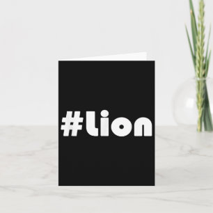 Tarjeta Cita de éxito Inspirador motivacional #lion