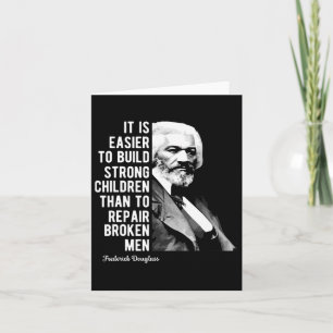 Tarjeta Cita de Frederick Dougl para el Mes de la Historia