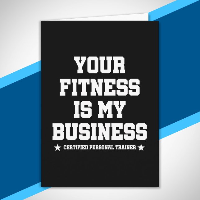 Tarjeta Cita de gimnasio de entrenador personal certificad (Subido por el creador)