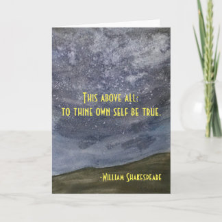 Tarjeta Cita de Hamlet