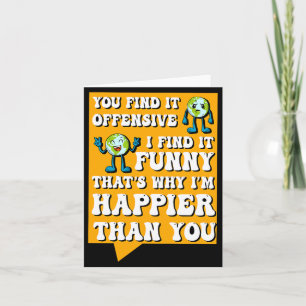 Tarjeta Cita de humor sarcástico ofensivo divertido ingeni