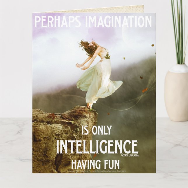 Tarjeta Cita de imaginación de riesgo (Anverso)