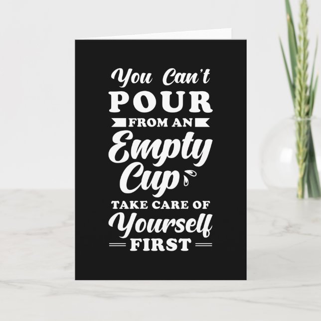 Tarjeta Cita de inspiración Autocuidado (Anverso)