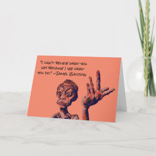 Tarjeta cita de james baldwin