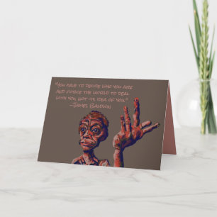 Tarjeta cita de james baldwin