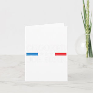 Tarjeta Cita de Joe Biden Trump llamada Joe Biden Crooked