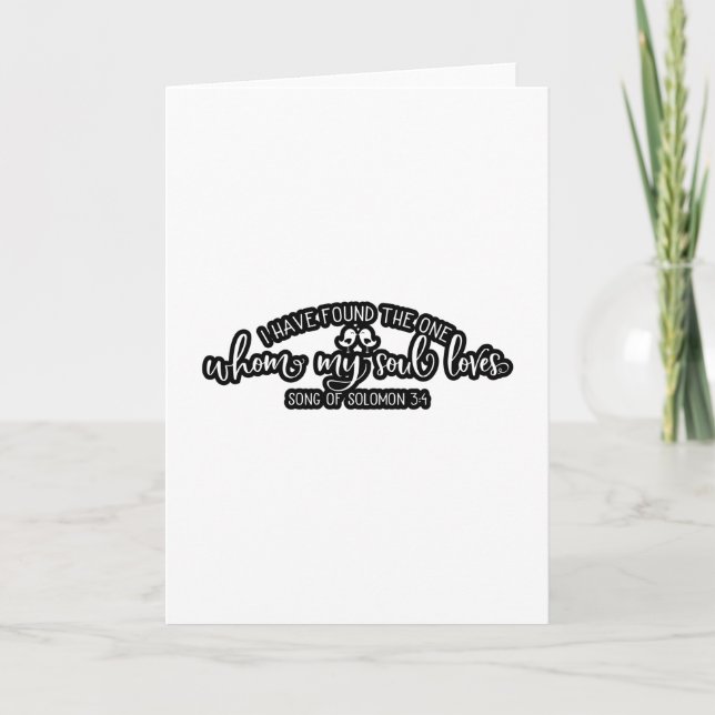 Tarjeta Cita De La Biblia Que Encontré (Anverso)