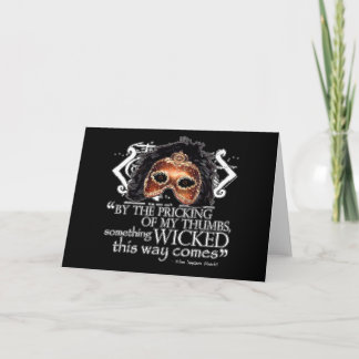 Tarjeta Cita de Macbeth