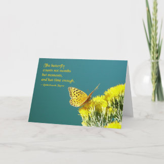 Tarjeta Cita de mariposa