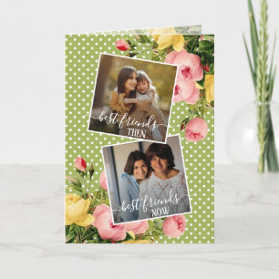 Tarjeta Cita de mejores amigos de foto personalizada Prima