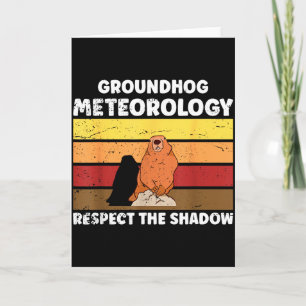 Tarjeta Cita de Meteorología del Día de la Marmota para Me