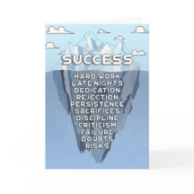 Cita de Motivación Montaña de Éxito Iceberg