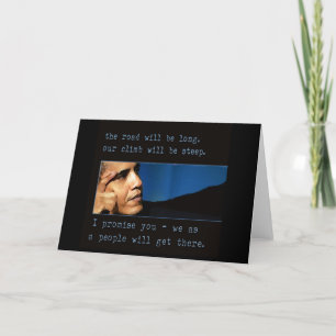 Tarjeta Cita de Obama
