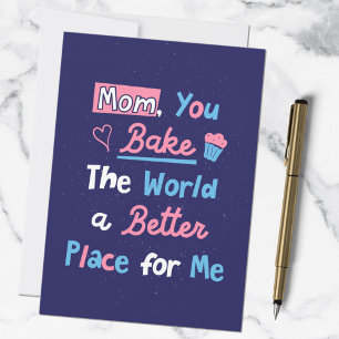 Tarjeta Cita de Pastelería del Día de las Madres Pastelera