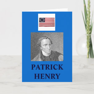 TARJETA CITA DE PATRICK HENRY