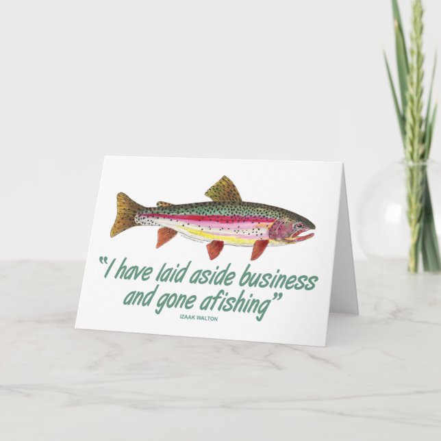 Tarjeta Cita de pesca (Anverso)