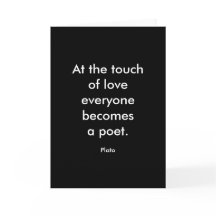 Cita de Platón; El toque de amor