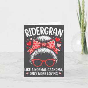 Tarjeta Cita de Ridergran de San Valentín para abuela cari