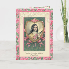 Tarjeta Cita de Rosas de San Terés Rosa