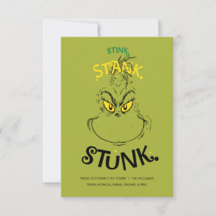Tarjeta Cita de Stink Stank Stunk Mister Grinch