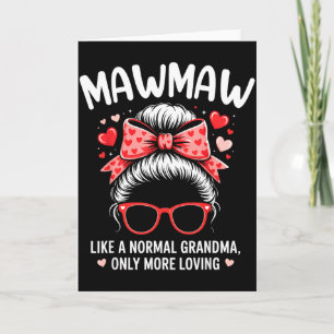 Tarjeta Cita del Día de San Valentín de Mawmaw para Abuela