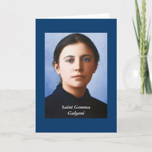 Tarjeta Cita del día Saint Gemma Galgani
