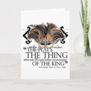 Tarjeta Cita del juego de Hamlet