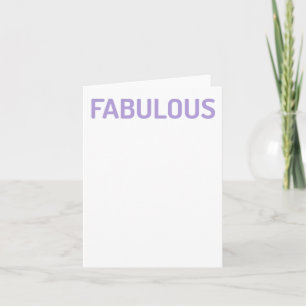 Tarjeta Cita divertida de amor propio Pegatina fabuloso