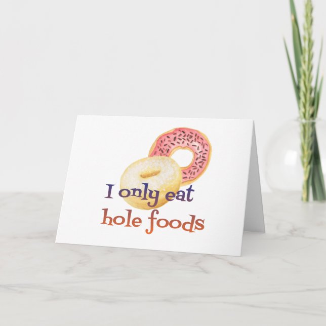 Tarjeta Cita divertida de Donut (Anverso)