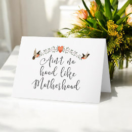 Tarjeta Cita divertida de la maternidad para nueva madre