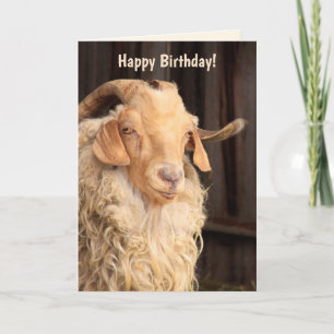 Tarjeta Cita divertida de "Old Goat" Cumpleaños