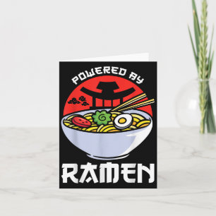 Tarjeta Cita divertida de Ramen para hombres mujeres con f