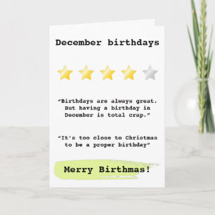 Tarjeta Cita divertida de revisión de cumpleaños cumpleaño