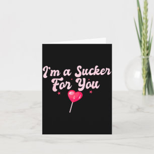 Tarjeta Cita divertida de San Valentín Soy un tonto por ti