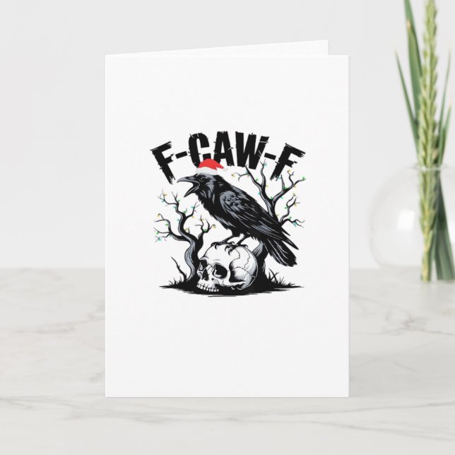Tarjeta Cita divertida esencial F-Caw-F (Anverso)